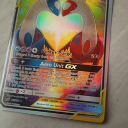 SUPER RARE TAG TEAM LEGENDARY GX FULL ART HOLO CARD