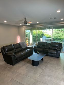 Grey Reclining Couch