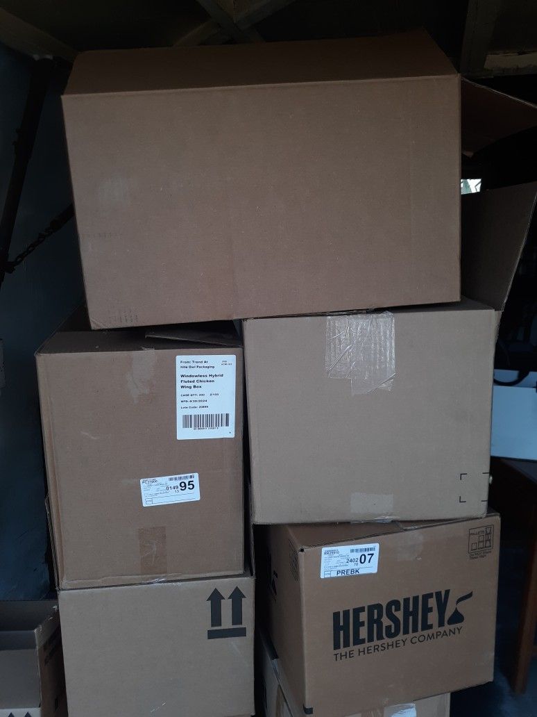 Moving Boxes (Recycled Boxes Can Be Used For Moving)