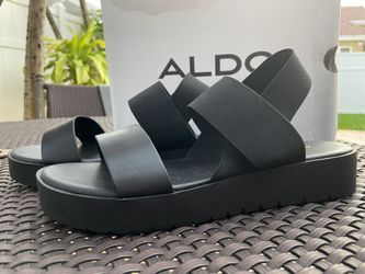 ALDO Womens Seangwen Black Sandals Size 10(Brand new)