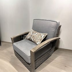 New Outdoor Patio Furniture Modern Swivel Club Chair