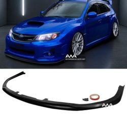 For 11-14 Subaru WRX STI CS1 Style 1 Piece Front Bumper Lip Lower Splitter