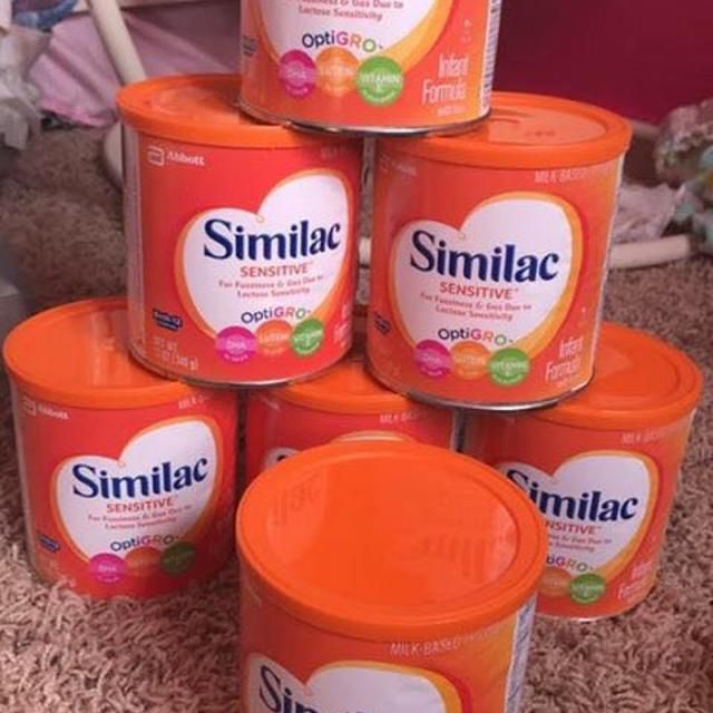 10 cans of similac sensitive