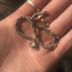 Really Cool Looking Vintage 925 Italian Silver Bracelet 