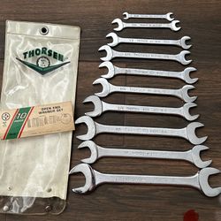 Vintage Thorsen Open End Wrench Set