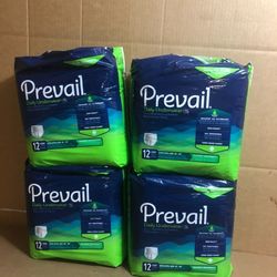 Prevail52%Off Adult Diapers LARGE UNDERWEAR 