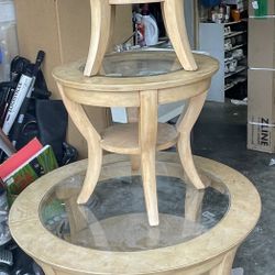 Coffee Table And 2 End Tables