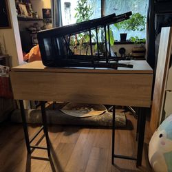 Folding Table Coffee Bar With Stools