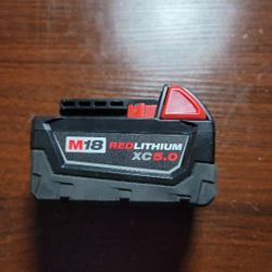 For Milwaukee m18 5Ah Battery 1pack