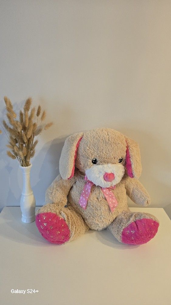 Valentine Heart Puppy Dog Plush