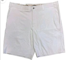 Callaway Men's Stretch Opti Dri Media Pocket Performance Golf Short (Pearl Grey Heather, 42