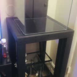 16gallon Rimless Cube Tank And Stand And 