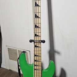 Jackson Bass Guitar with stand and strap