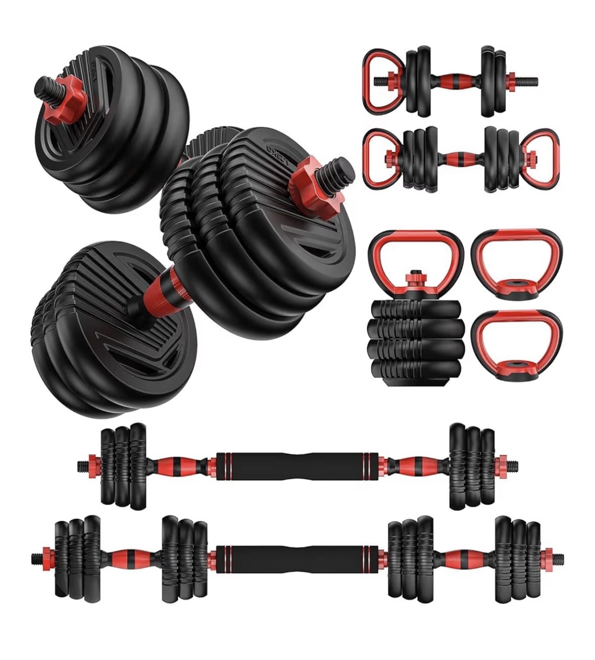 Adjustable Dumbell Weights Set 70lb