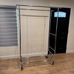 Metal Clothing Rack - Heavy Duty