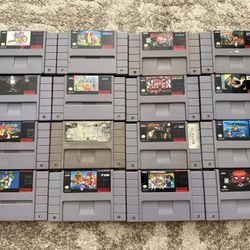 Super Nintendo Games 25 Each