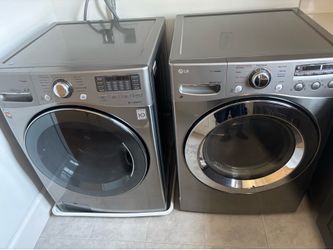 LG stainless steel front load set