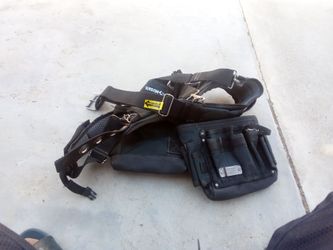 Husky Tool Pouch With Shoulder Straps