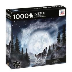 Moon Wolf Jigsaw Puzzle By Andrews & Blaine