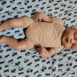 Discontinued sculpt of Bi-racial Dakota Preemie Reborn Baby Doll