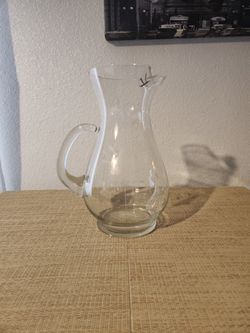 Princess House Crystal Water Pitcher