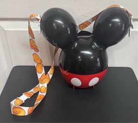 Disney Mickey Mouse Collectible Popcorn Bucket with Strap just $10