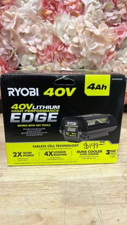 RYOBI 40V 4.0 Ah Lithium-Ion High Performance EDGE Battery