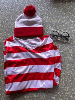 Adult Waldo costume medium  Halloween