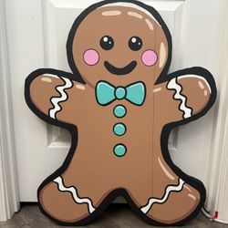 Mr. Gingerbread Yard Art - 24” Outdoor Display