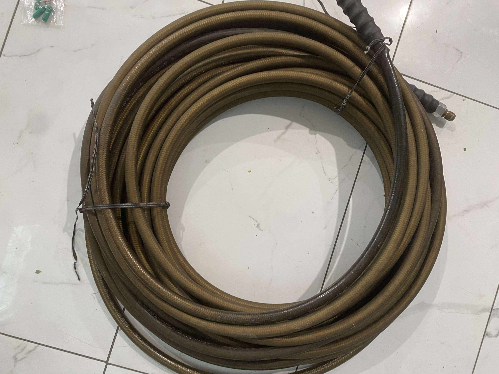 50FT Steel Braided Pressure Washer Hose 4000 PSI
