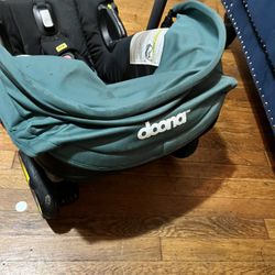 Donna car seat and base