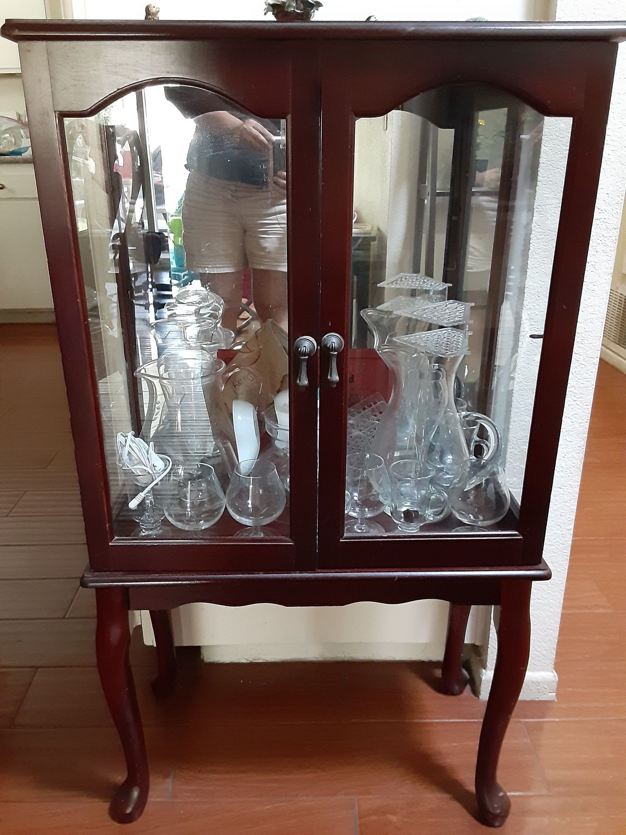 Small antique China cabinet