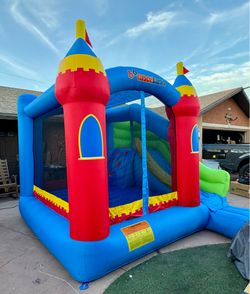Bounceland Inflatable Bounce House with Slide bouncy/ brincolín brinca brinca trampolín