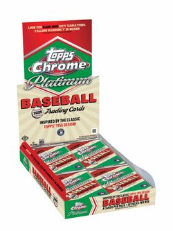 2025 Topps Chrome Platinum Baseball Hobby Box Lot New Authentic