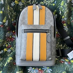 New Coach Mens West Pack Sling Bag + Receipt & Bag