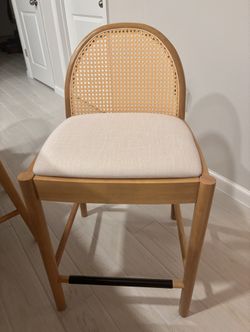 Linen Counter Stools x3 (26in)