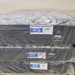 Serta Hybrid X Pillowtop Queen Mattress New!