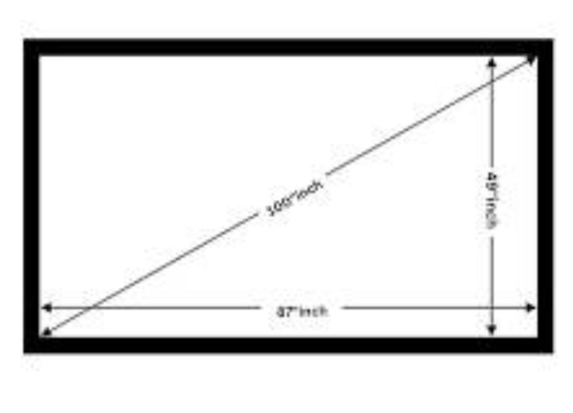 100 Inch Electric Motorized Projector Screen with Remote