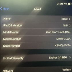 iPad Pro M4 