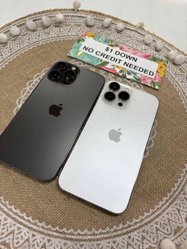 Apple IPhone 13 Pro Max 5G - Only $1 Today Pay The Rest Later!