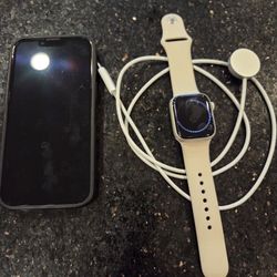 iPhone 13 Pro 256GB Gold & Apple Watch Series 8 Bundle