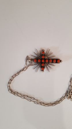 Vintage cross necklace