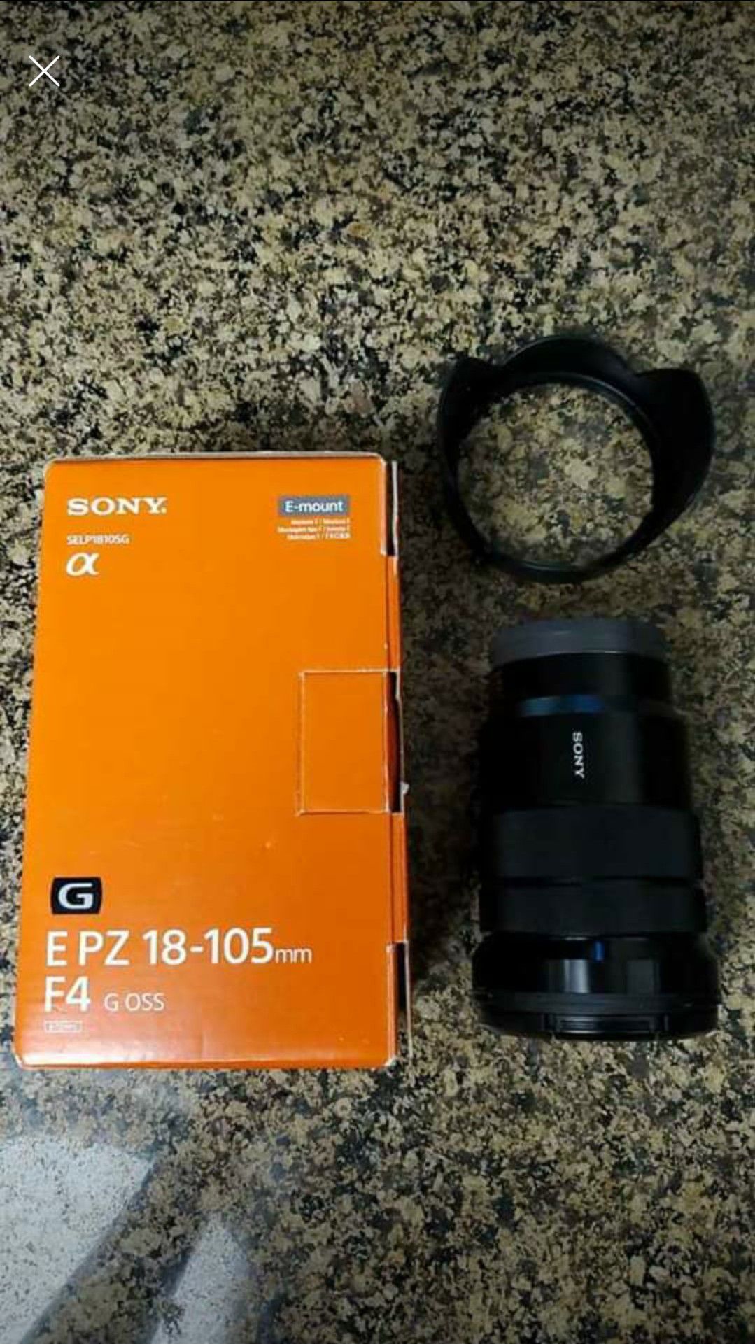 Sony E PZ 18-105mm F4 Camera Lens