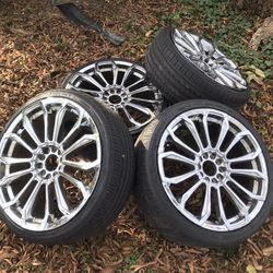20 Inch Chromes W/ Tires