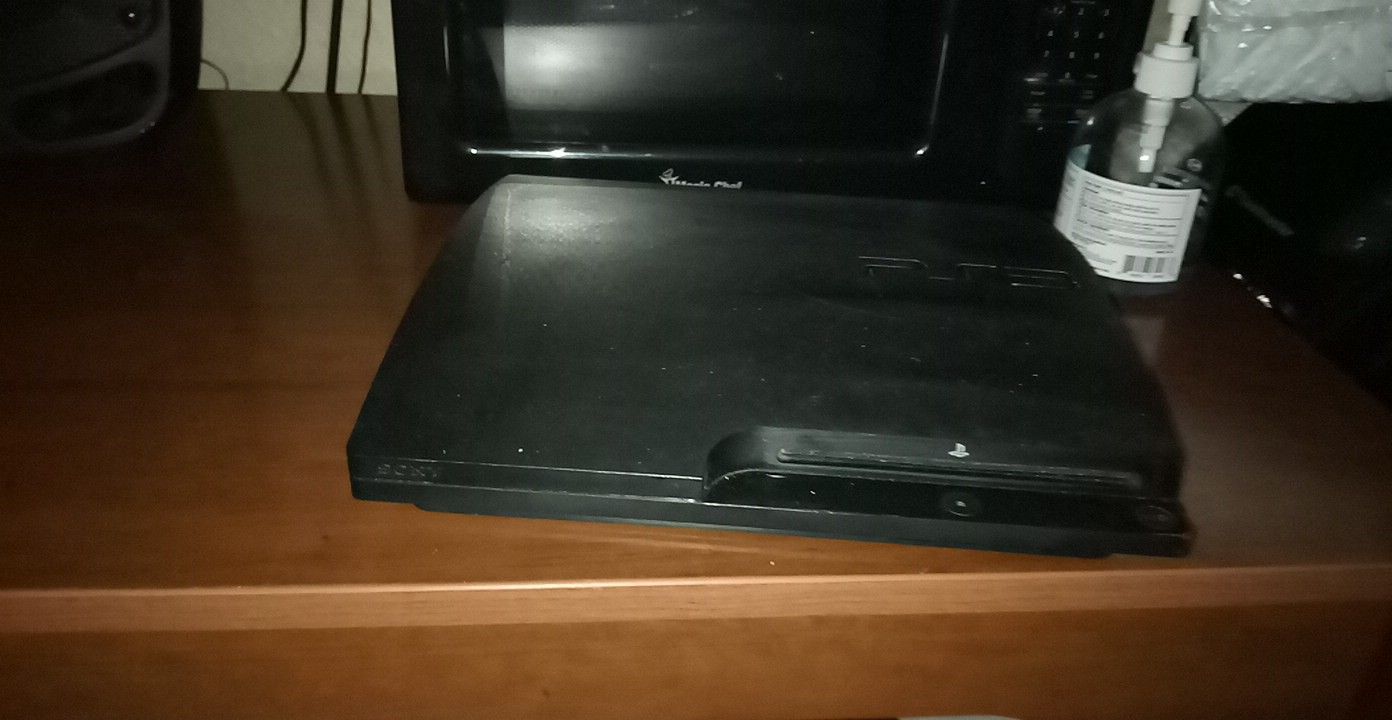 Black PS3 With Games No Controller Tho