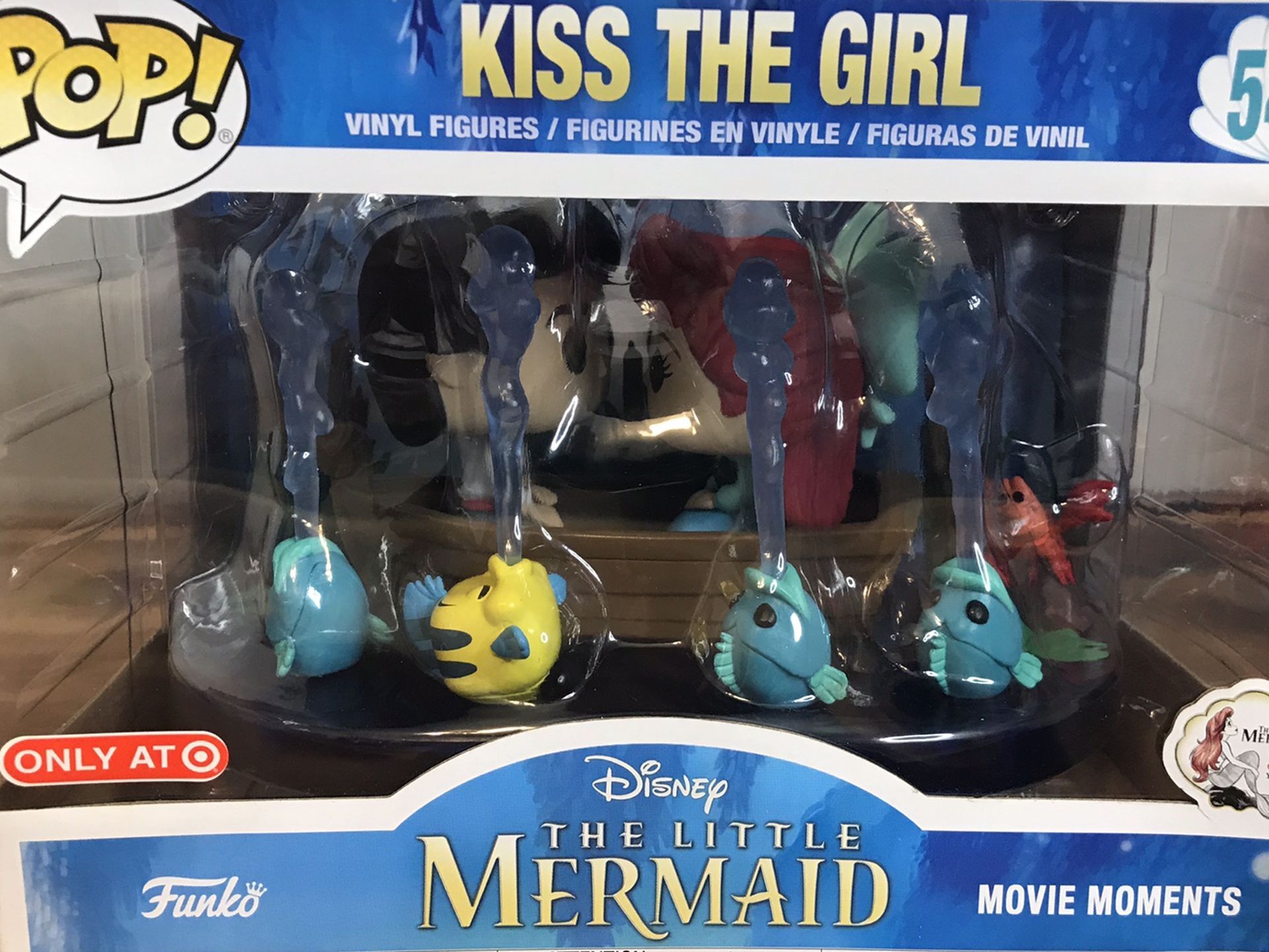 Kiss The girl little Mermaid FUNKO Pop Target Exclusive