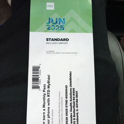 Monthly RTD June Pass