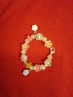Handmade Floral Beaded Bracelet