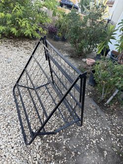 Folding twin bed frame
