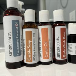 Essential Oil/carrier Oils And Empty Bottles, Roll One, Spray Bottle